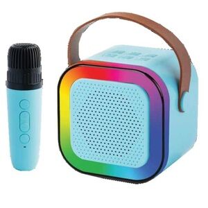 Rainbow Bluetooth Speaker with Microphone - Blue
